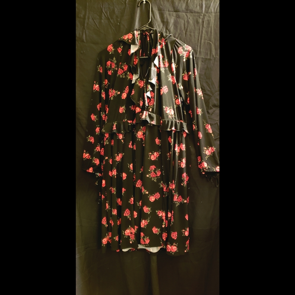 Torrid Size 2 Rose print dress